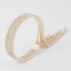 Multi-Drop Rhinestone Cuff Bracelet