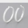 Multi Crystal Hoop Earrings – Polished Sparkle Hoops