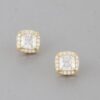 Cubic Rhinestone Stud Earrings – Polished Sparkle