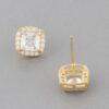Cubic Rhinestone Stud Earrings – Polished Sparkle