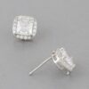 Cubic Rhinestone Stud Earrings – Polished Sparkle