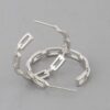 Link Chain Hoop Earrings – Interlocking Links