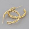 Link Chain Hoop Earrings – Interlocking Links