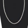 Rhinestone Layered Chain Necklace – 60cm