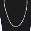 Rhinestone Layered Chain Necklace – 60cm