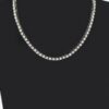 Rhinestone Layered Chain Necklace 45cm – Polished Shine