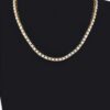 Rhinestone Layered Chain Necklace 45cm – Polished Shine