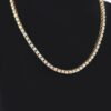 Rhinestone Layered Chain Necklace 45cm – Polished Shine