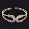 Wrap-Style Rhinestone Bangle – Layered Sparkle