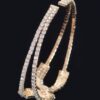 Wrap-Style Rhinestone Bangle – Layered Sparkle