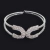 Wrap-Style Rhinestone Bangle – Layered Sparkle