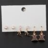 Multi-Style Earring Set – Mixed Shapes, Lightweight
