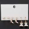 Multi-Style Earring Set – Mixed Shapes, Lightweight