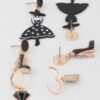 Assorted Luxury Statement Earrings Set in Mixed Silhouettes