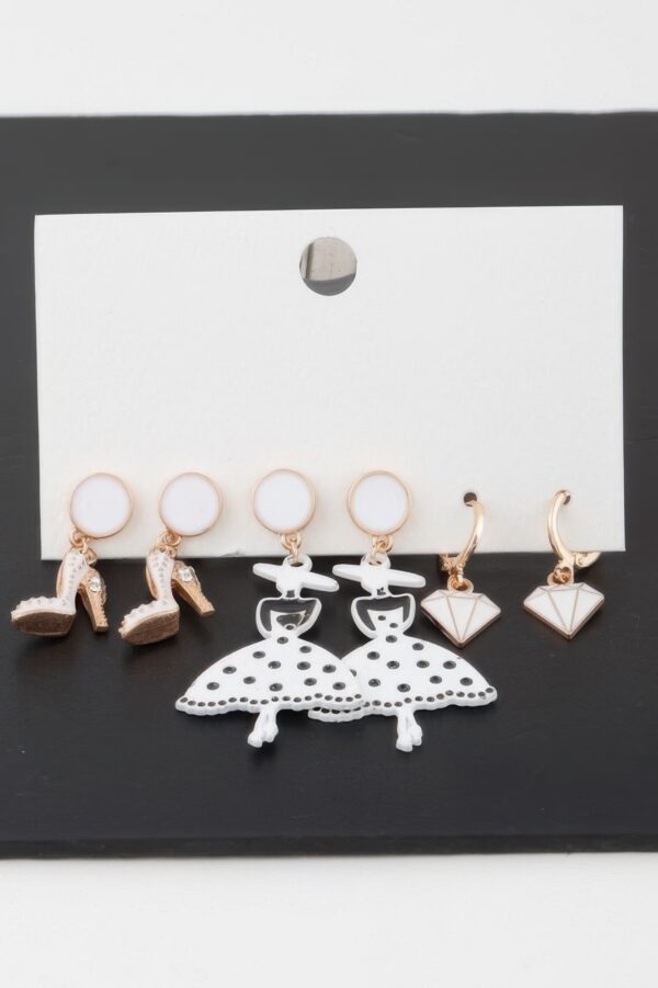 Assorted Luxury Statement Earrings Set in Mixed Silhouettes