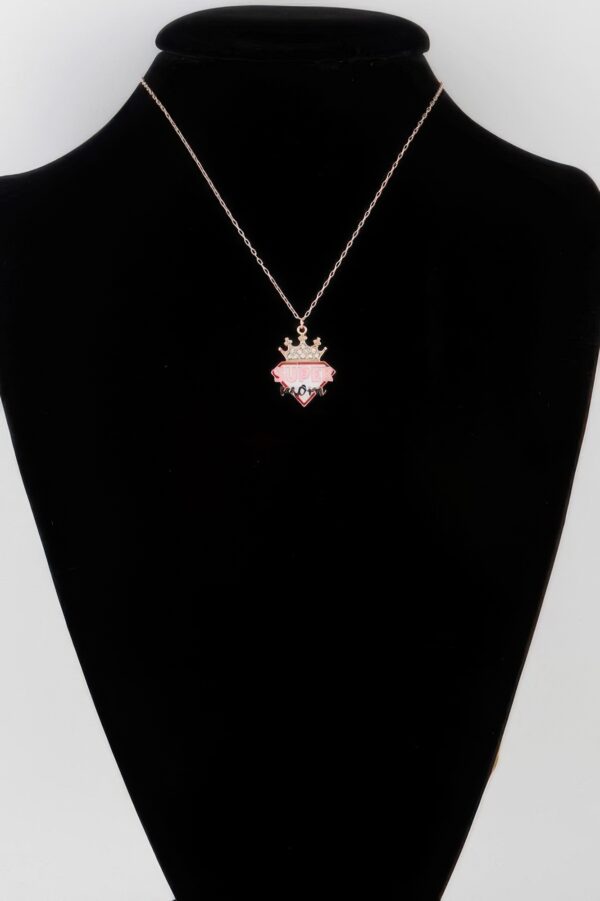 Super Mom Crown Necklace – Sparkling Stone Accent