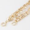 Double-Link Layered Chain Necklace – 14in Short Length