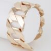 Wide Curb Chain Bracelet – Oversized Polished Links