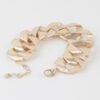 Wide Curb Chain Bracelet – Oversized Polished Links