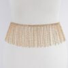 Rhinestone Curtain Belt – Draped Fringe