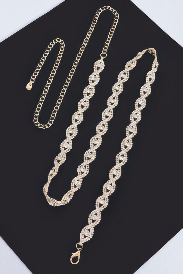 Rhinestone Curtain Belt – Cascading Drapes