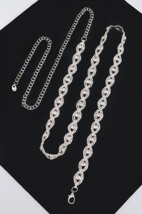 Rhinestone Curtain Belt – Cascading Drapes