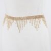 Falling Icicle Gemstone Belt – Rhinestone Cascade