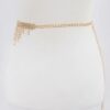 Falling Icicle Gemstone Belt – Rhinestone Cascade