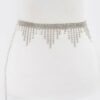 Falling Icicle Gemstone Belt – Rhinestone Cascade