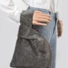 Rhinestone Studded Structured Tote – Sparkle Accent
