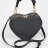 Heart Shape Top Handle Bag – Polyurethane Handbag