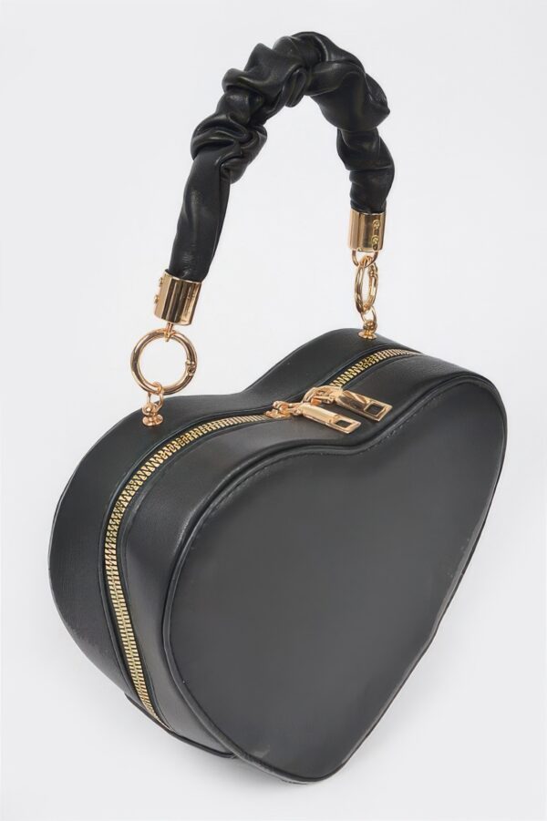 Heart Shape Top Handle Bag – Polyurethane Handbag