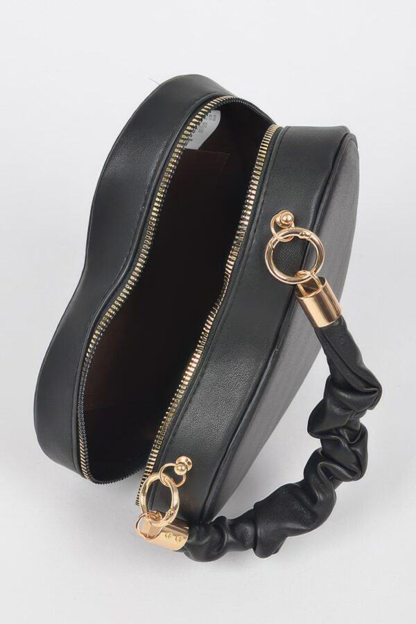 Heart Shape Top Handle Bag – Polyurethane Handbag