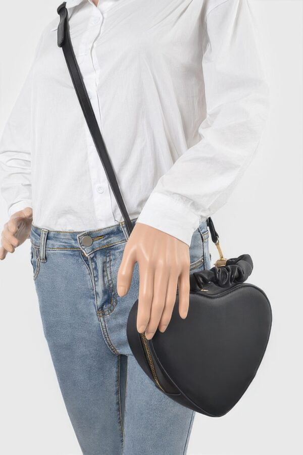 Heart Shape Top Handle Bag – Polyurethane Handbag