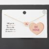 Be Mine Heart Pendant Necklace – Polished 15in Chain