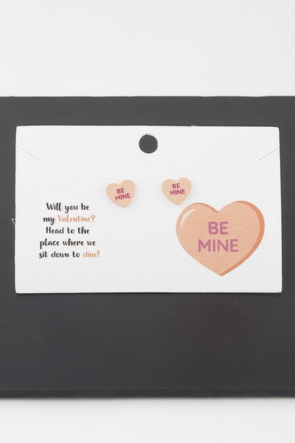 Be Mine Heart Stud Earrings – Polished Mini Hearts