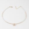 Crystal Butterfly Beaded Choker Necklace