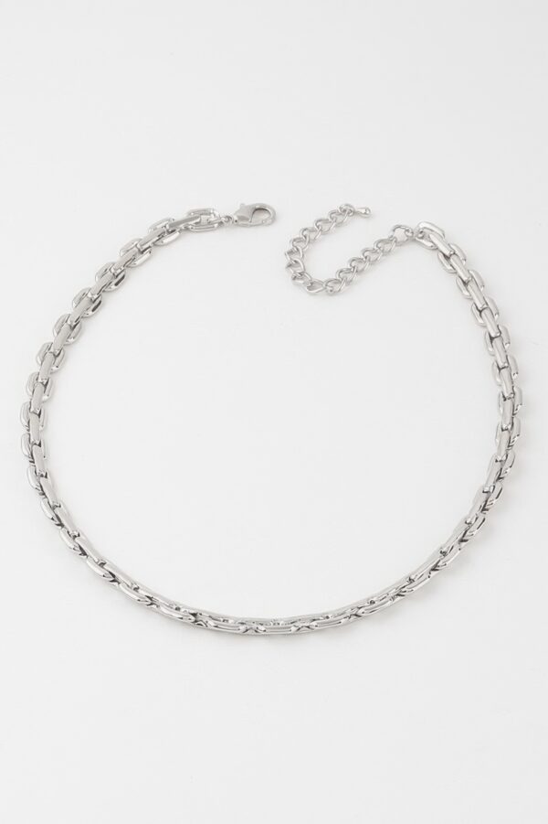 Solid Link Chain Necklace – Bold Interlocking Links