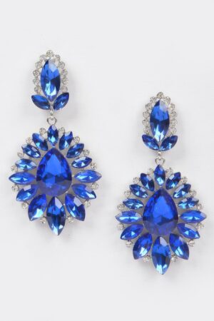 Rhinestone Dangle Earrings – Sparkling Drop