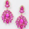 Rhinestone Dangle Earrings – Sparkling Drop