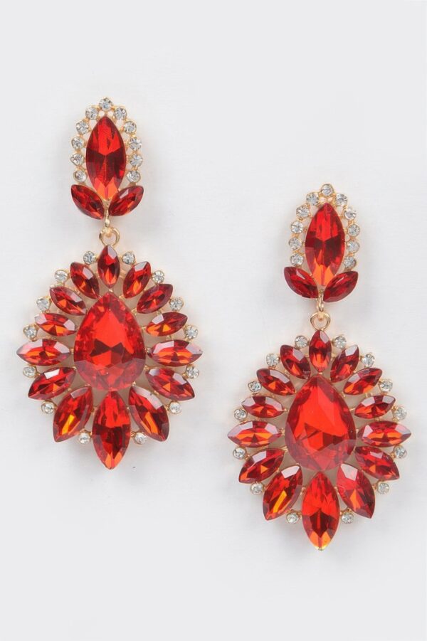 Rhinestone Dangle Earrings – Sparkling Drop