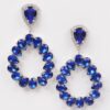Teardrop Stone Earrings – Elongated Drop