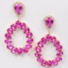 Teardrop Stone Earrings – Elongated Drop