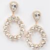 Teardrop Stone Earrings – Elongated Drop