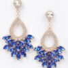 Rhinestone Drop Earrings – Sparkling Dangle Silhouette