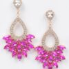 Rhinestone Drop Earrings – Sparkling Dangle Silhouette