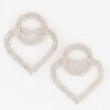 Interlaced Heart Jewel Earrings – Sparkling Drop