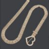 Slim Rhinestone Heart-Buckle Belt