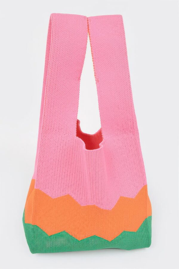 Vibrant Multicolor Poly Woven Everyday Bag