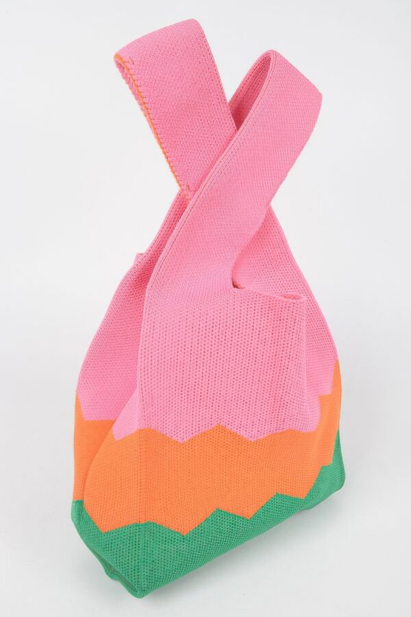 Vibrant Multicolor Poly Woven Everyday Bag